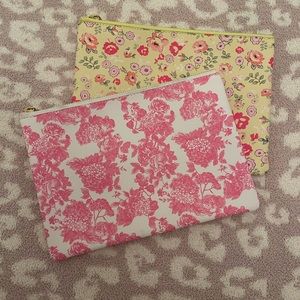 Stoney Clover Lane x LoveShackFancy flat pouches